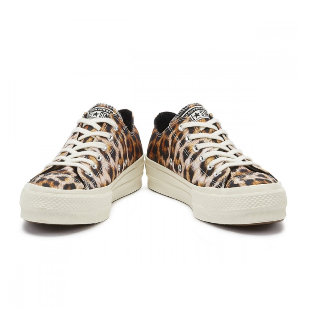 NWT Converse All Star Animal Print Platforms Lifts - Picture 2 of 8